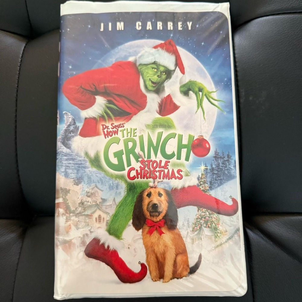 2002 Dr Seuss How The Grinch Stole Christmas vhs